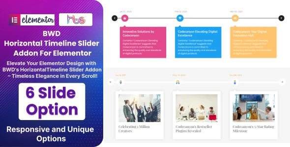 Download Horizontal Timeline – Slider Addon For Elementor Addon Free ...